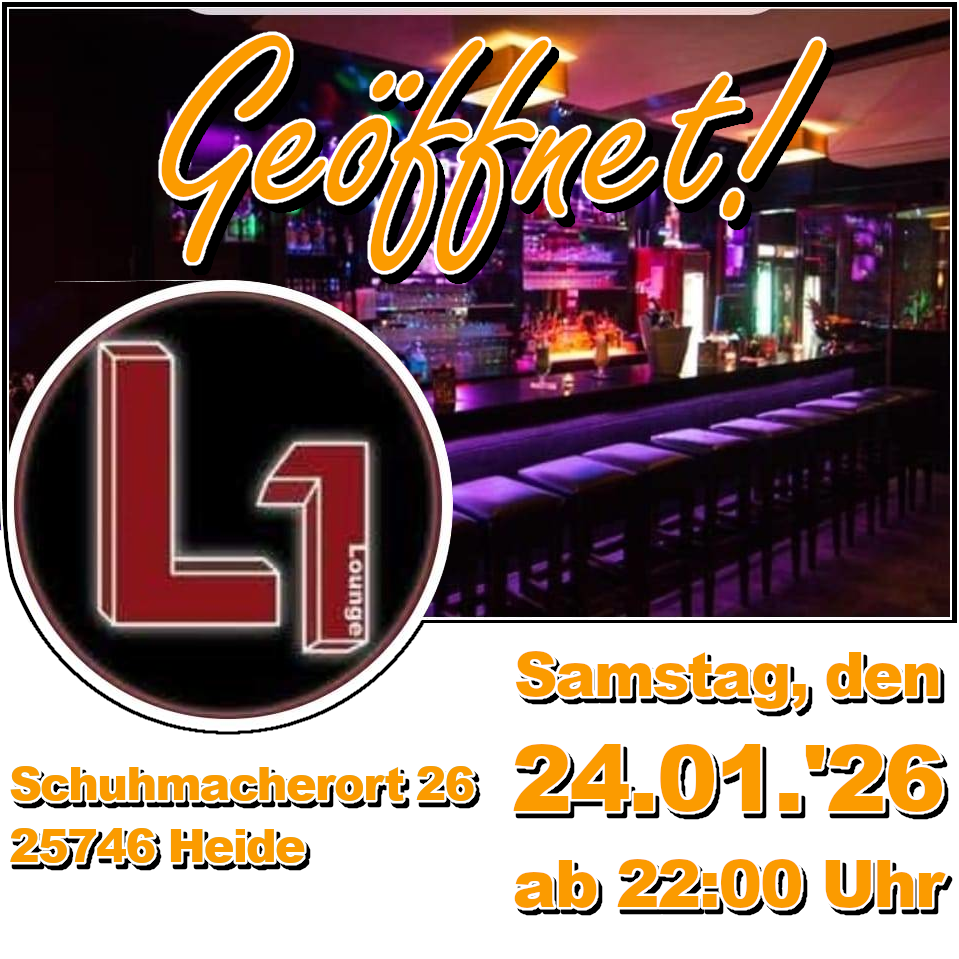 Am 24.01. ab 22 Uhr geöffnet!